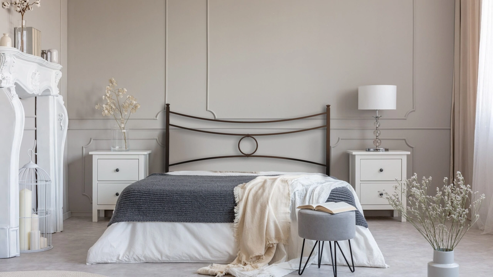 Letto Conca in ferro battuto di Florentiabed