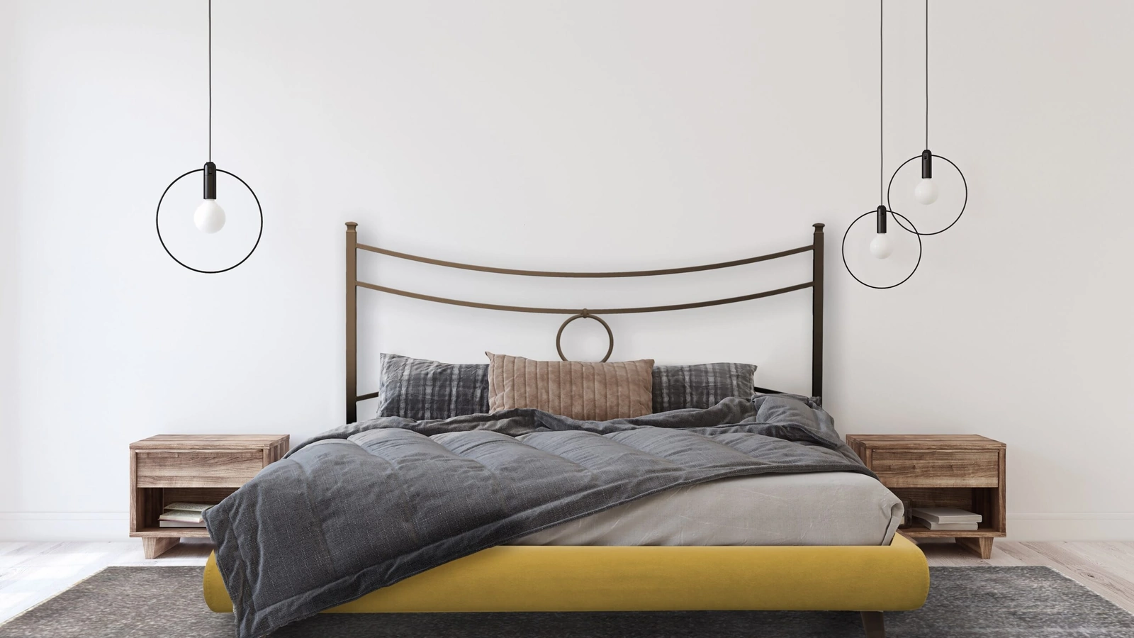 Letto Conca in ferro battuto di Florentiabed