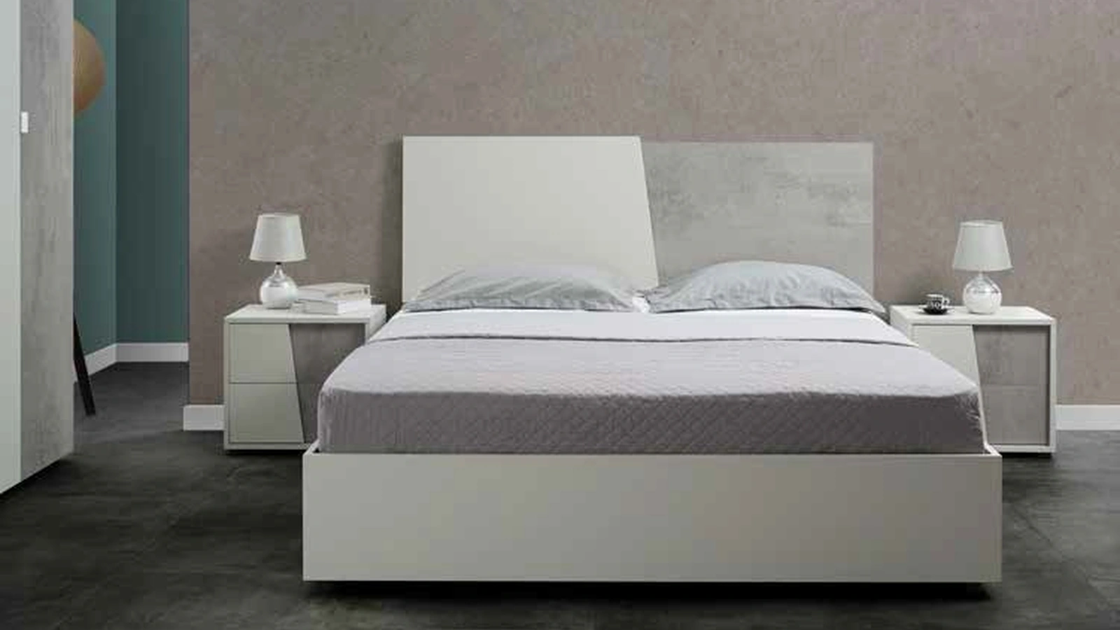 Letto con testiera Easy 2|4 IC429 di Imba Srl