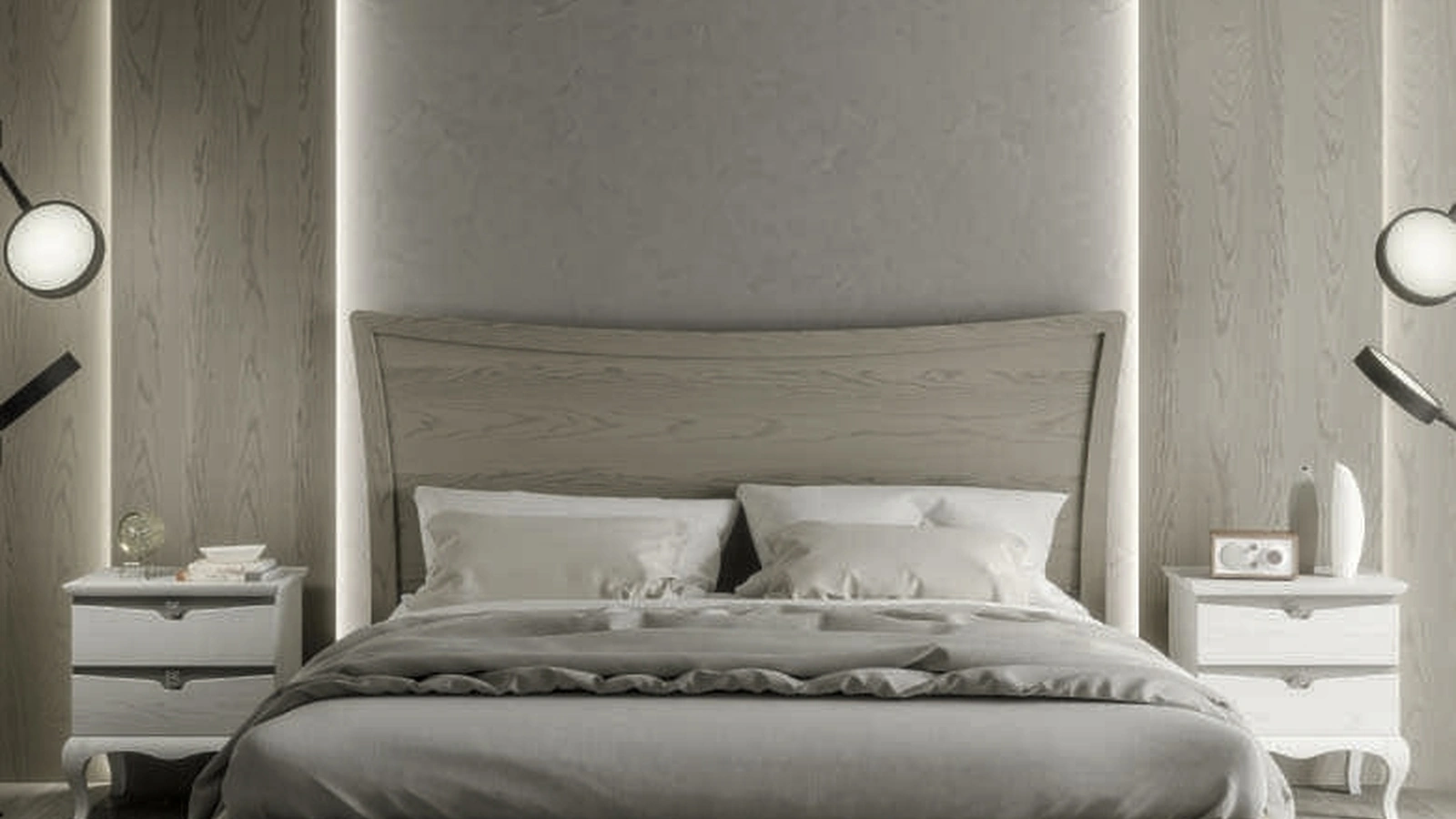 Letto con testiera Fashion Project IM8150 di Imba Srl