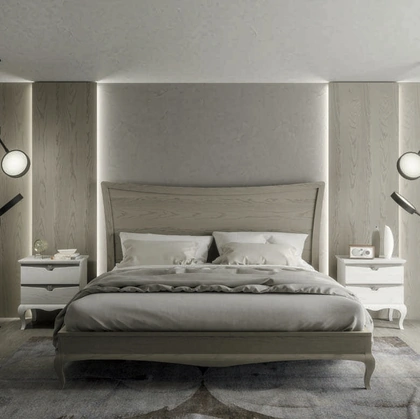 Letto con testiera Fashion Project IM8150 di Imba Srl