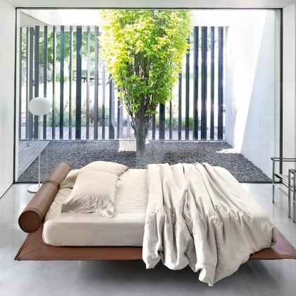 Letto Flamingo Leather di Noctis