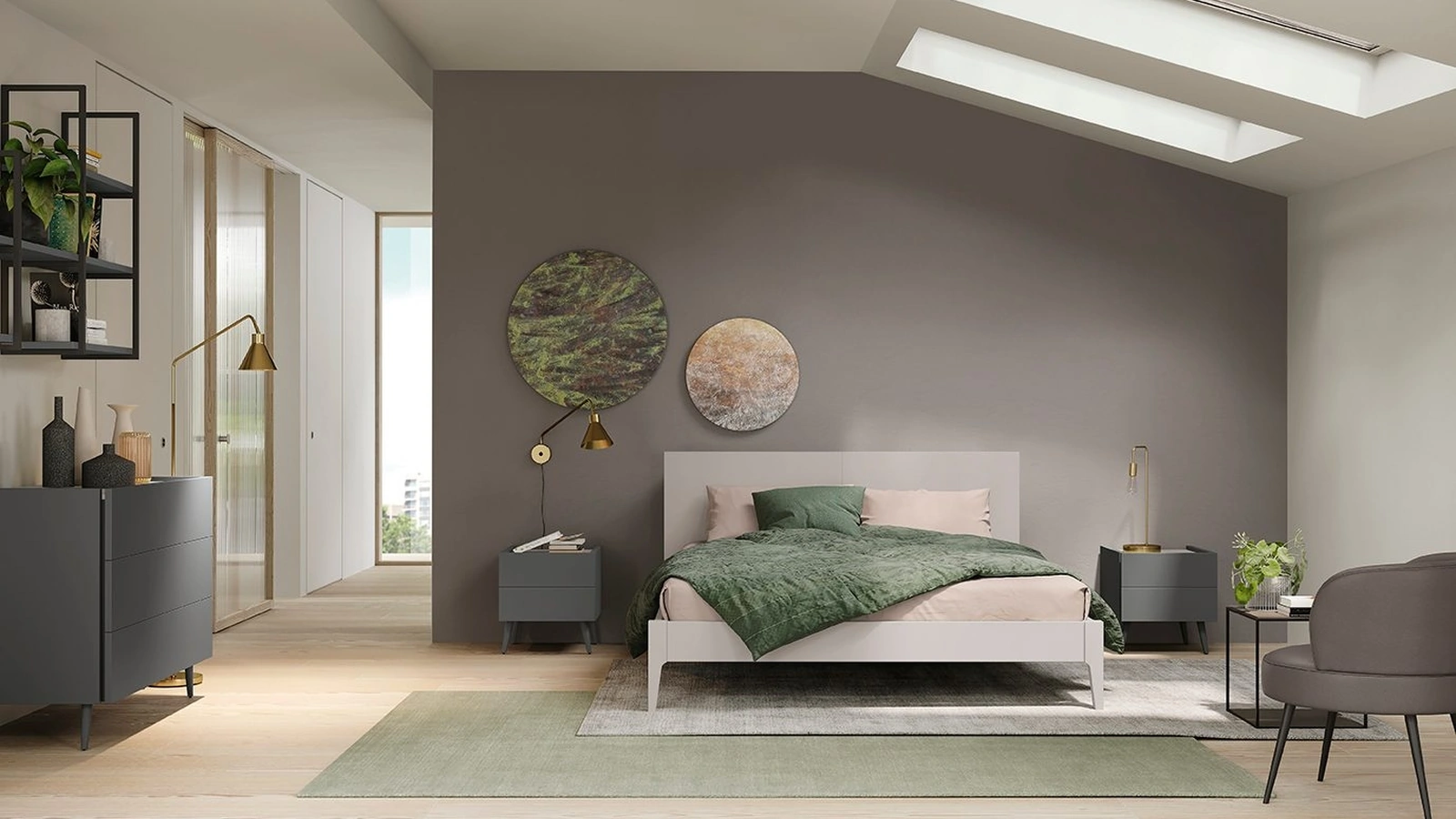 Letto matrimoniale Golf Mushy di Colombini Casa