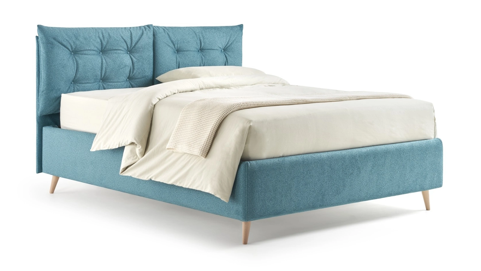 Letto imbottito Topazio di Hoppla