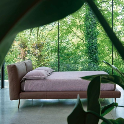 Letto imbottito Kuna di Noctis