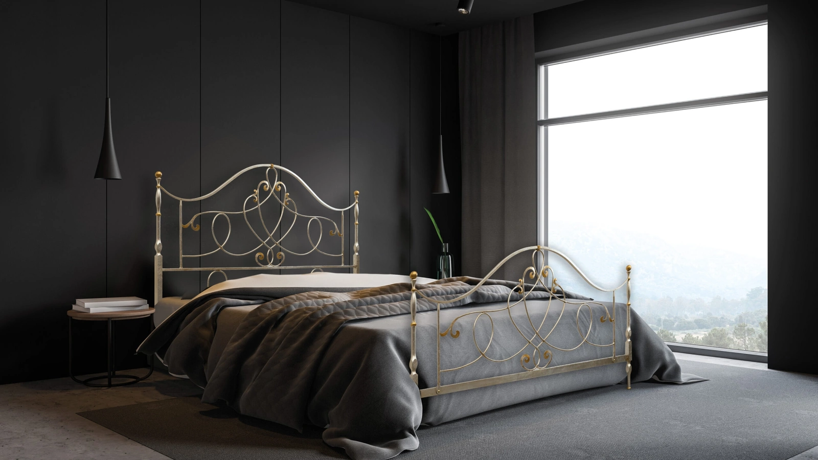 Letto con testiera Liberty di Florentiabed