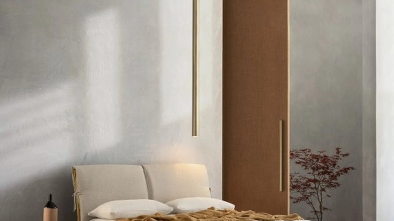 Letto Londra in legno di rovere con cuscini rimovibili di Le Fablier