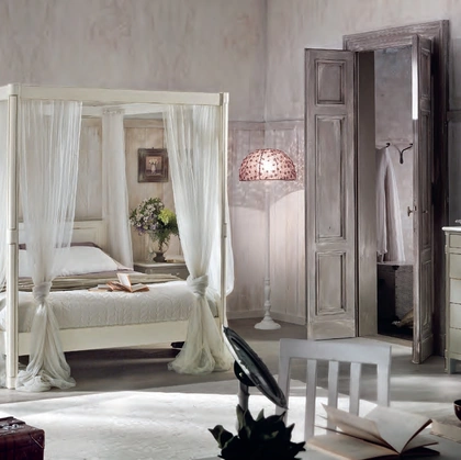 Letto a baldacchino Marte 3202/A di Imba Srl