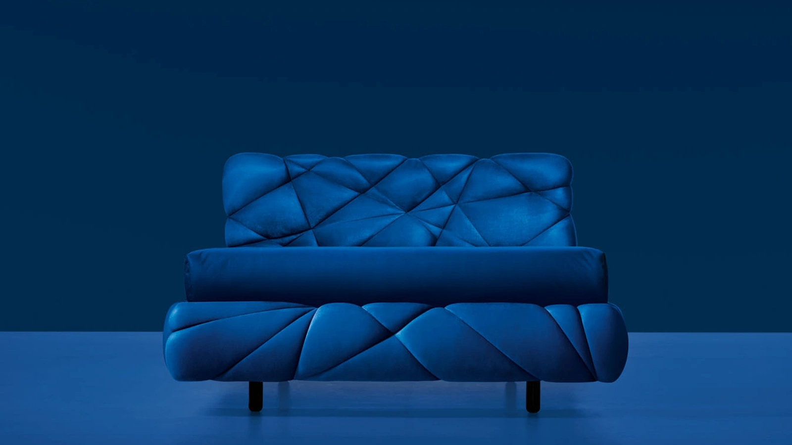 Letto imbottito Marvin di Noctis