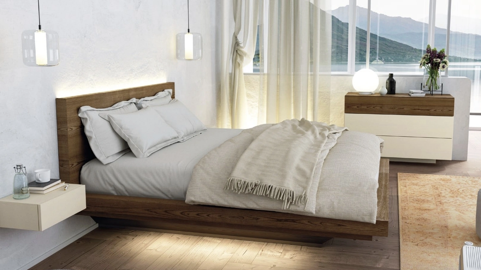 Letto Nova Fly con box contenitore di Imba Srl