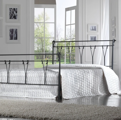 Letto in ferro battuto con testiera Pastorale di Florentiabed