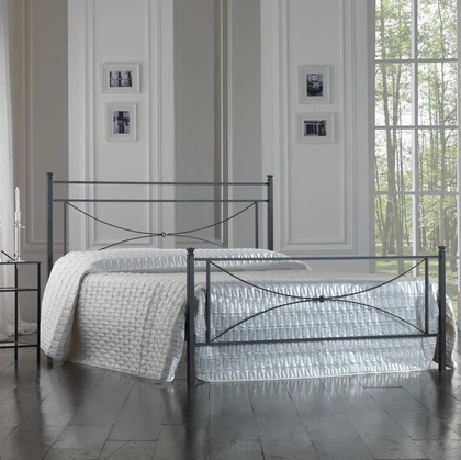 Letto matrimoniale Romena con testiera di Florentiabed