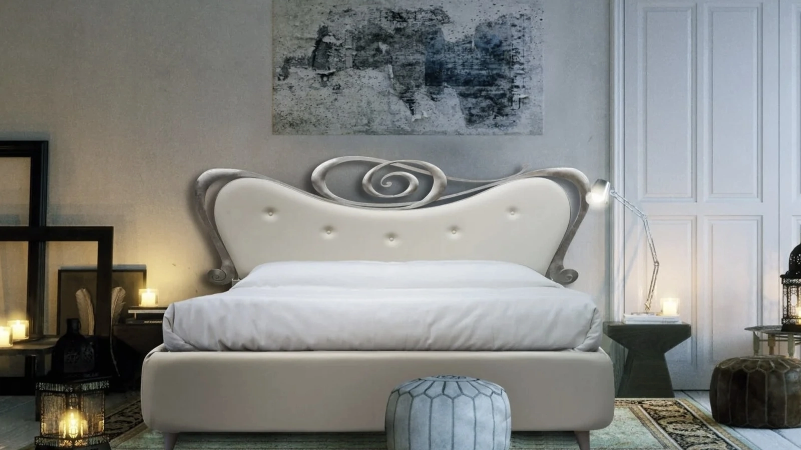 Letto con box contenitore Samuele di Florentiabed