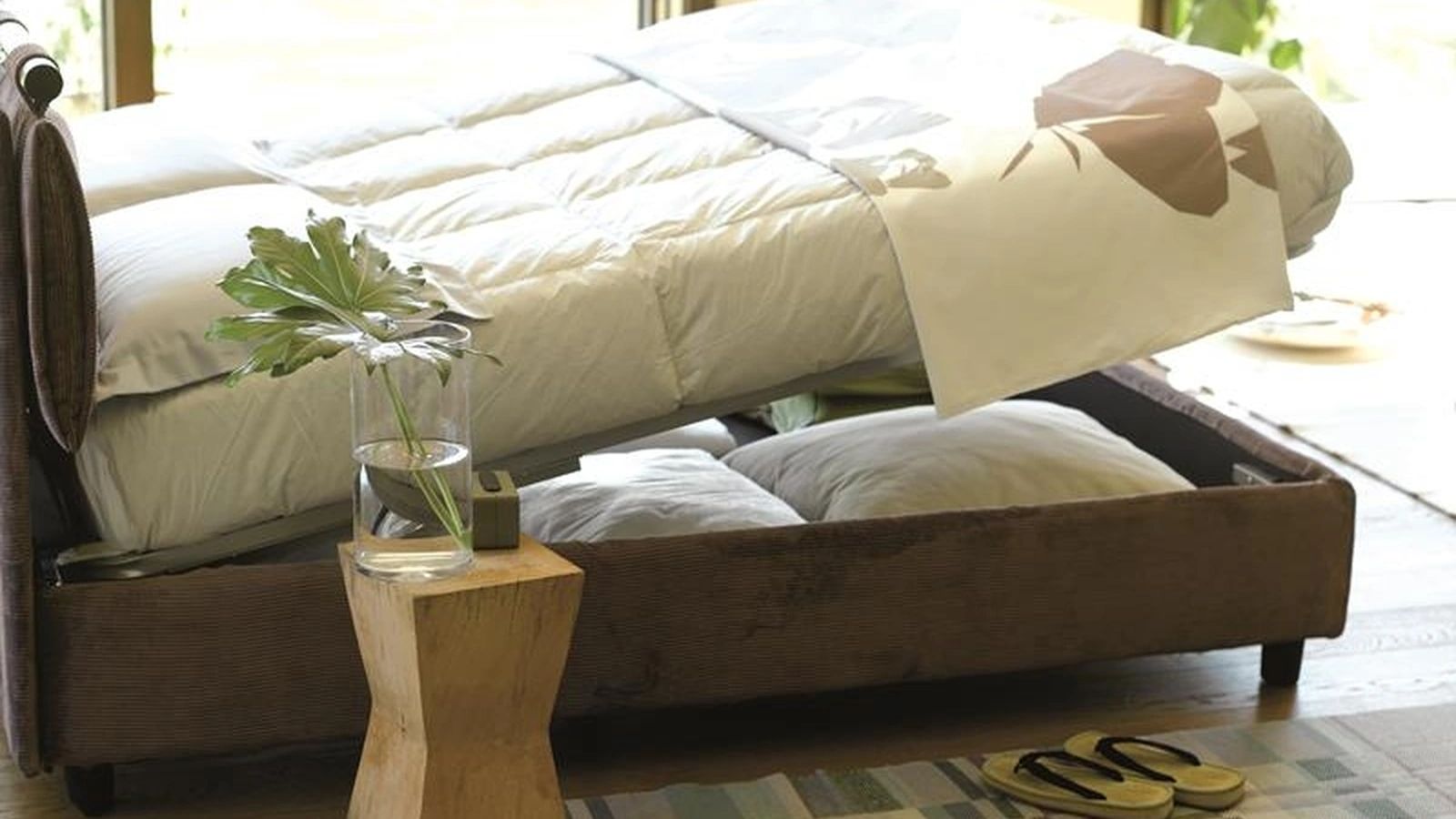 Letto con contenitore Silente di Hoppla