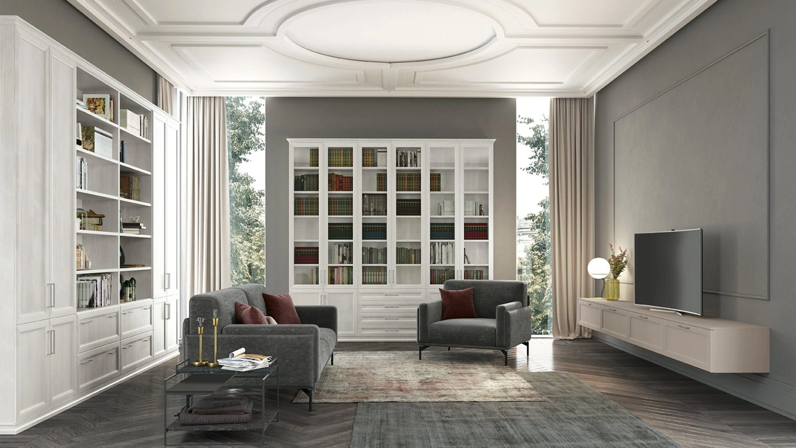 Libreria Arcadia L006 di Colombini Casa