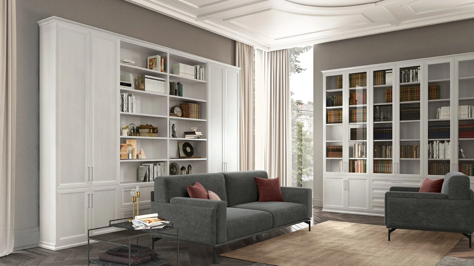 Libreria Arcadia L006 di Colombini Casa