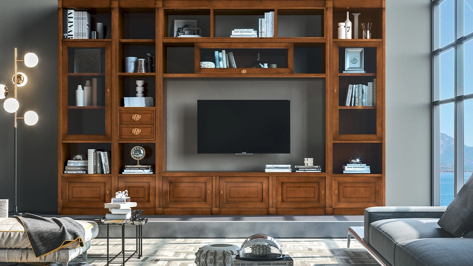 Libreria Le Mimose composizione 04 di Le Fablier