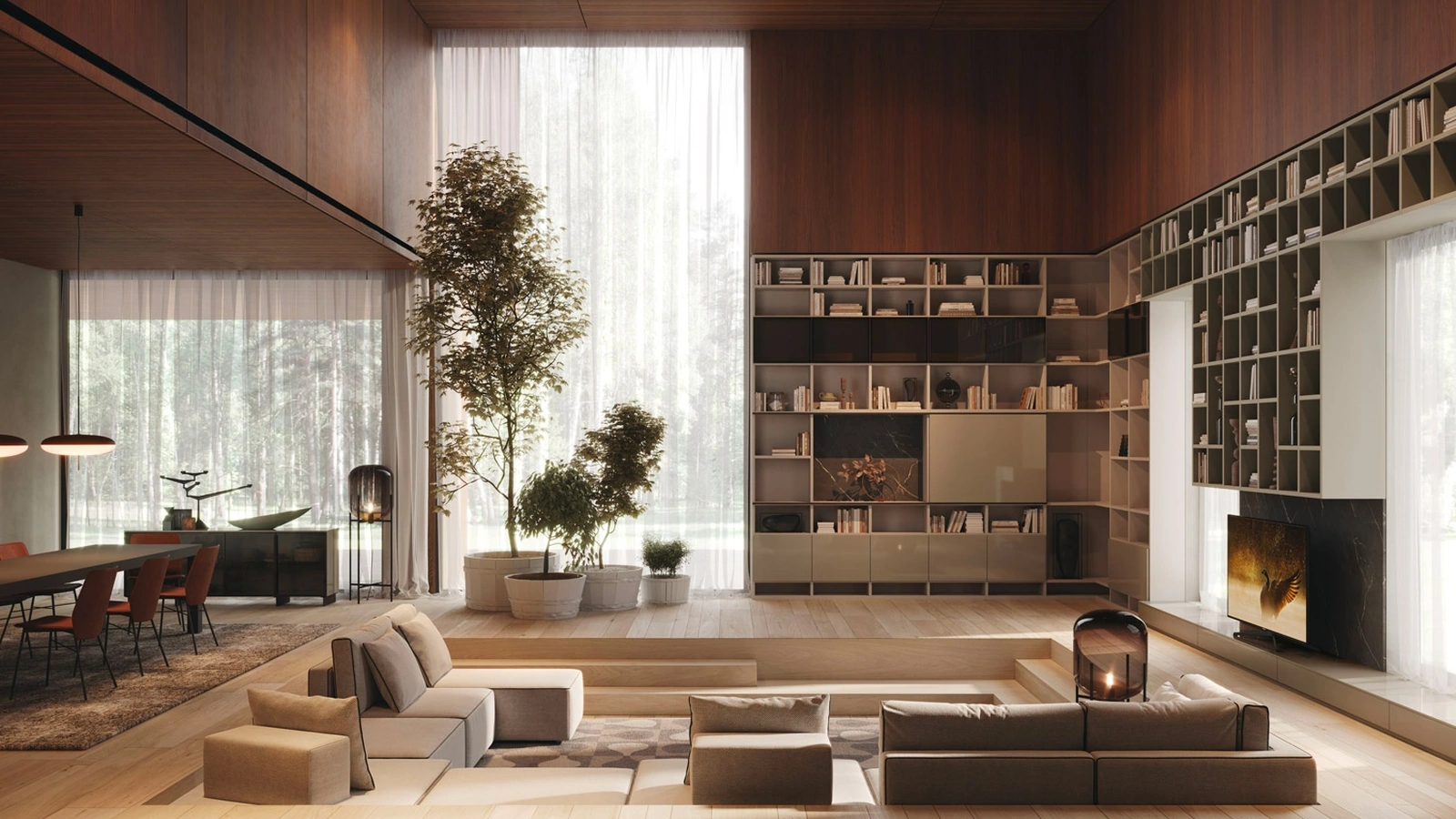 Libreria componibile LV700 di Giessegi