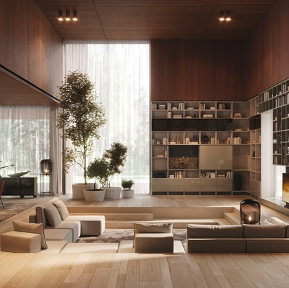 Libreria componibile LV700 di Giessegi