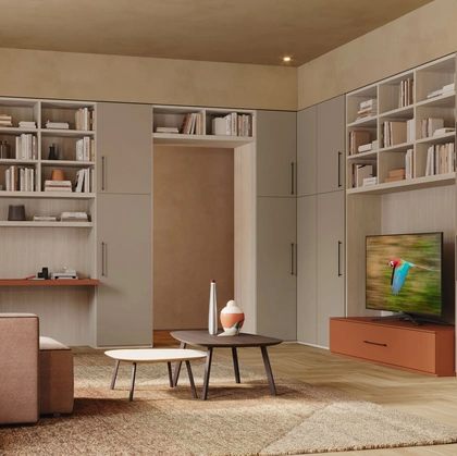 Libreria a muro LV722 di Giessegi