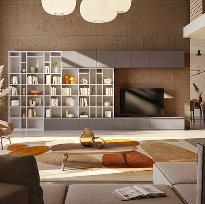 Libreria a muro LV728 di Giessegi