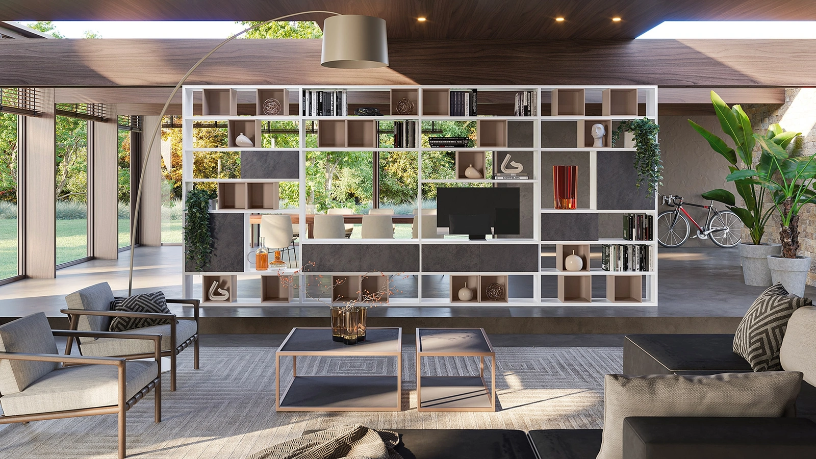 Libreria divisoria LV730 di Giessegi