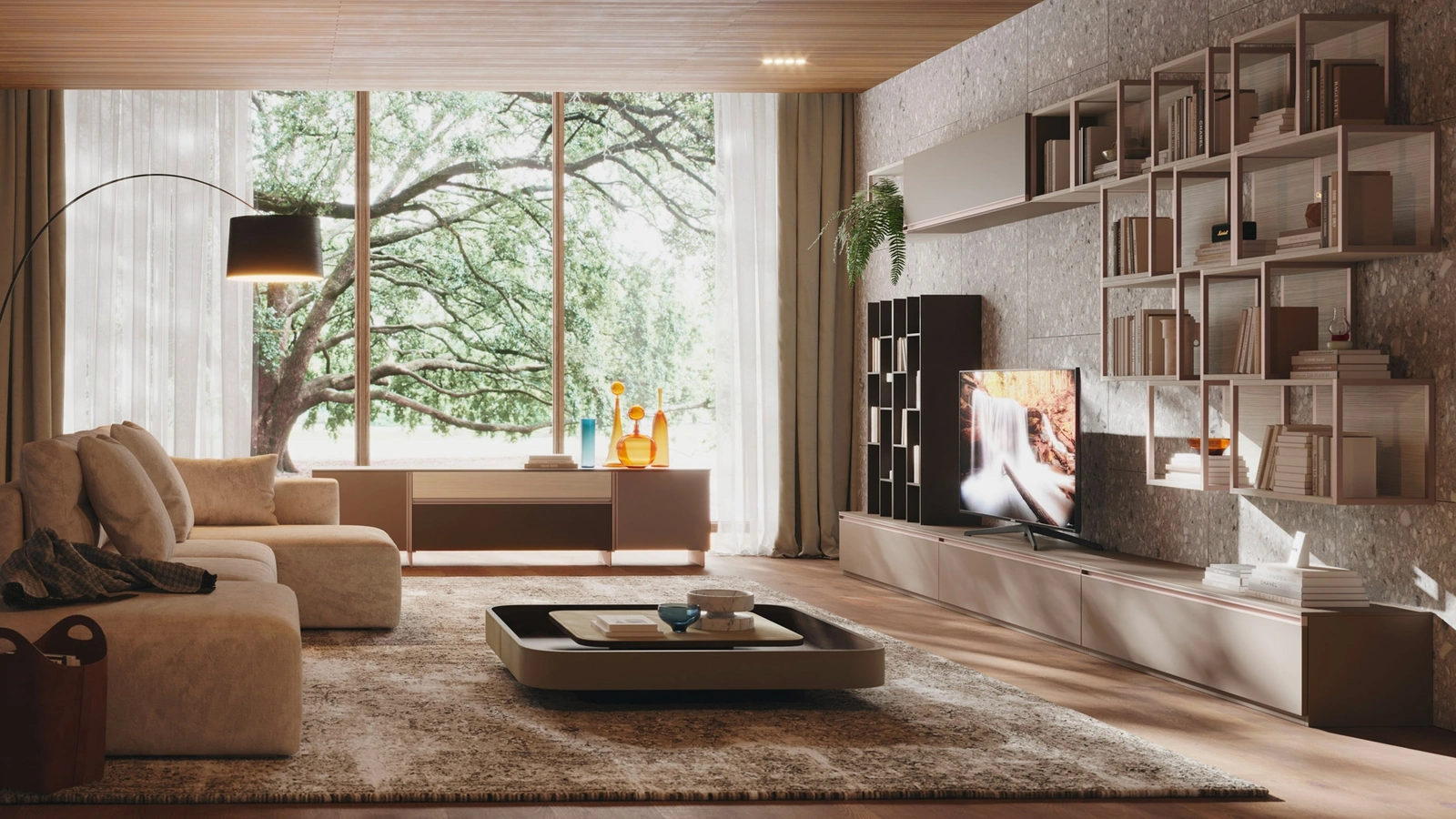 Libreria componibile LV733 di Giessegi