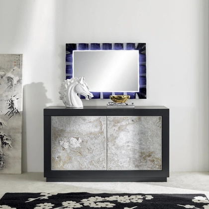 Madia Icon IM4304 finitura materica effetto Pietra e laccato opaco di Imba Srl