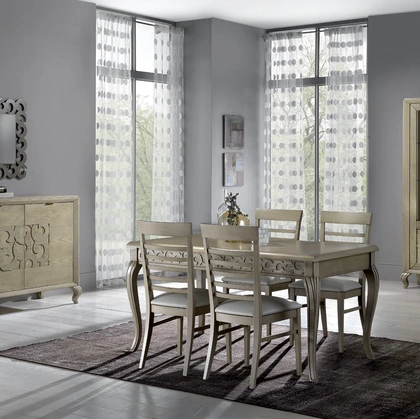 Madia Icon IM4320 in legno con intaglio di Imba Srl