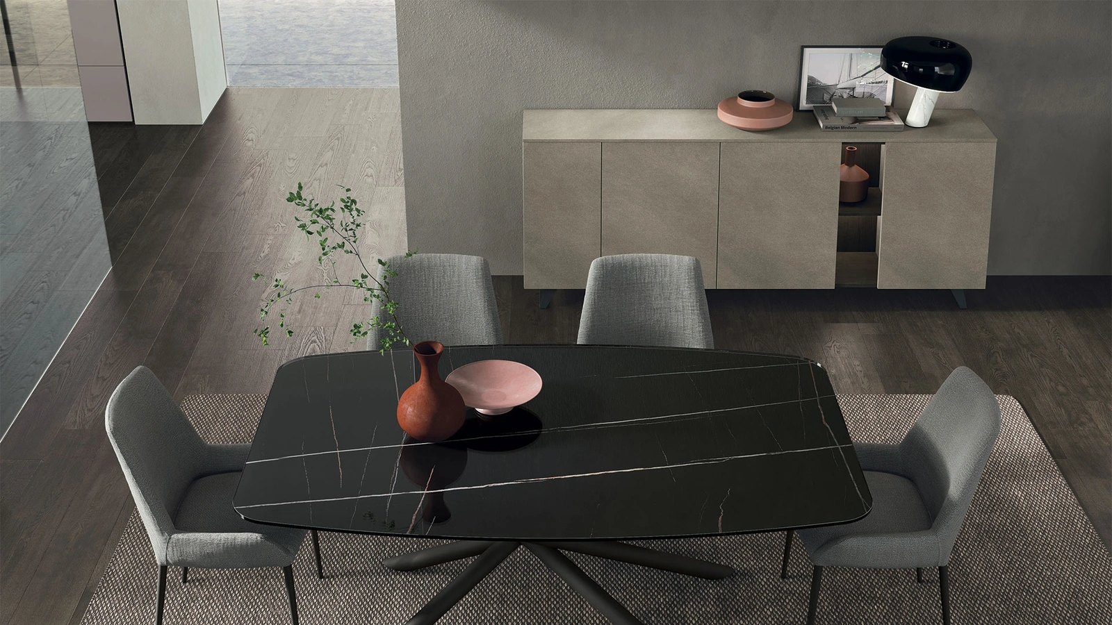 Madia Lydia in materico calce chiara di Tomasella