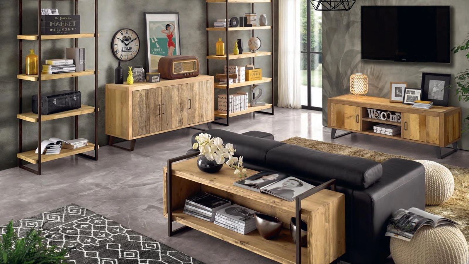 Madia Marte 3325/A in legno massello di Imba Srl