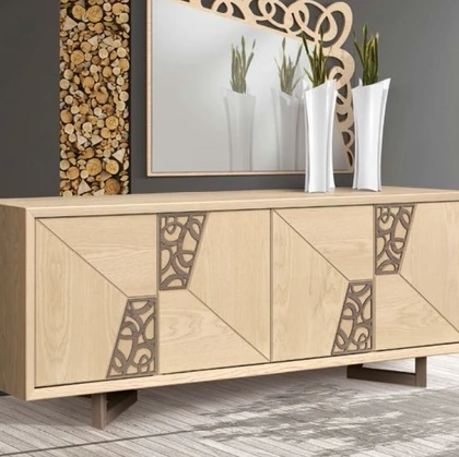 Madia Trend Style modello TR1055 in Frassino con decori di Imba Srl