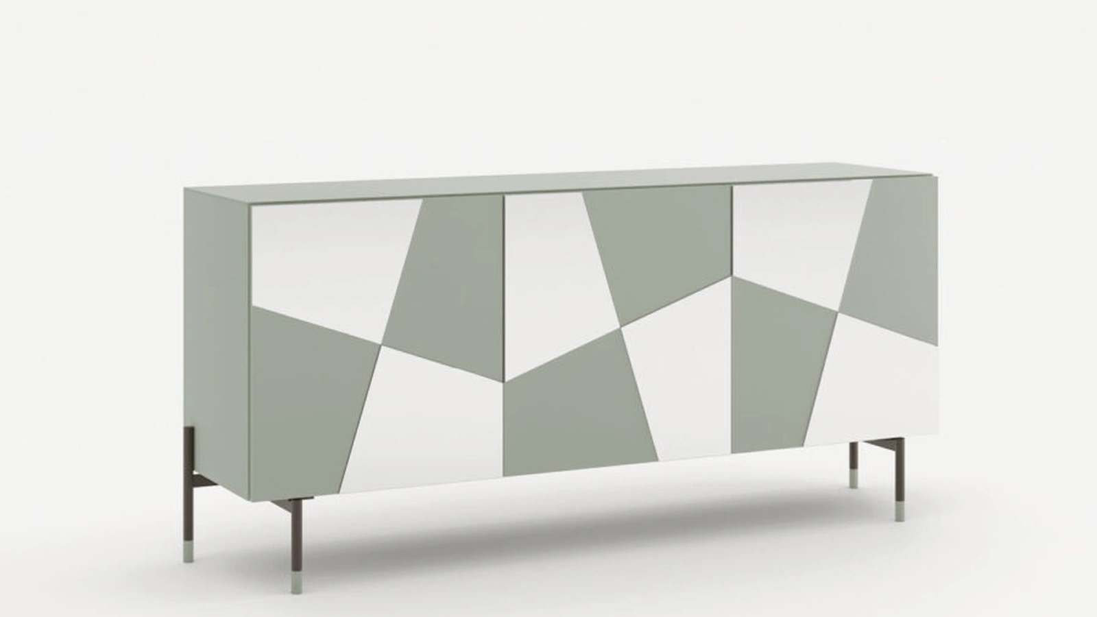 Madia Vitro 02 in vetro e laccato di Orme