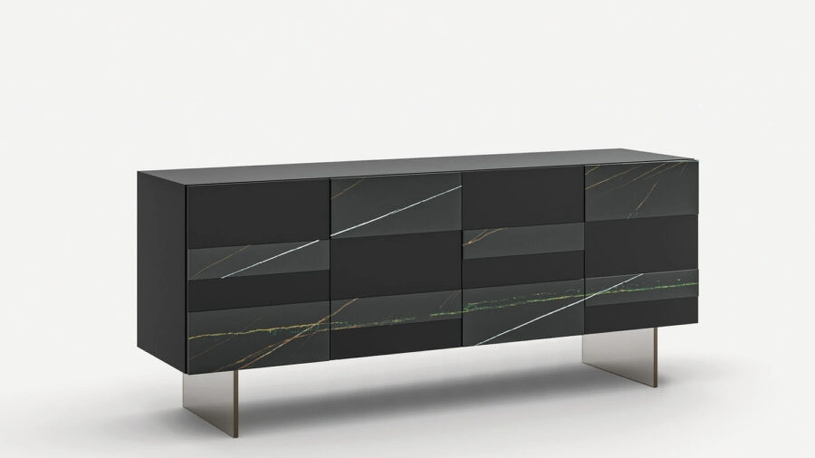 Madia Vitro 02 in vetro e laccato di Orme