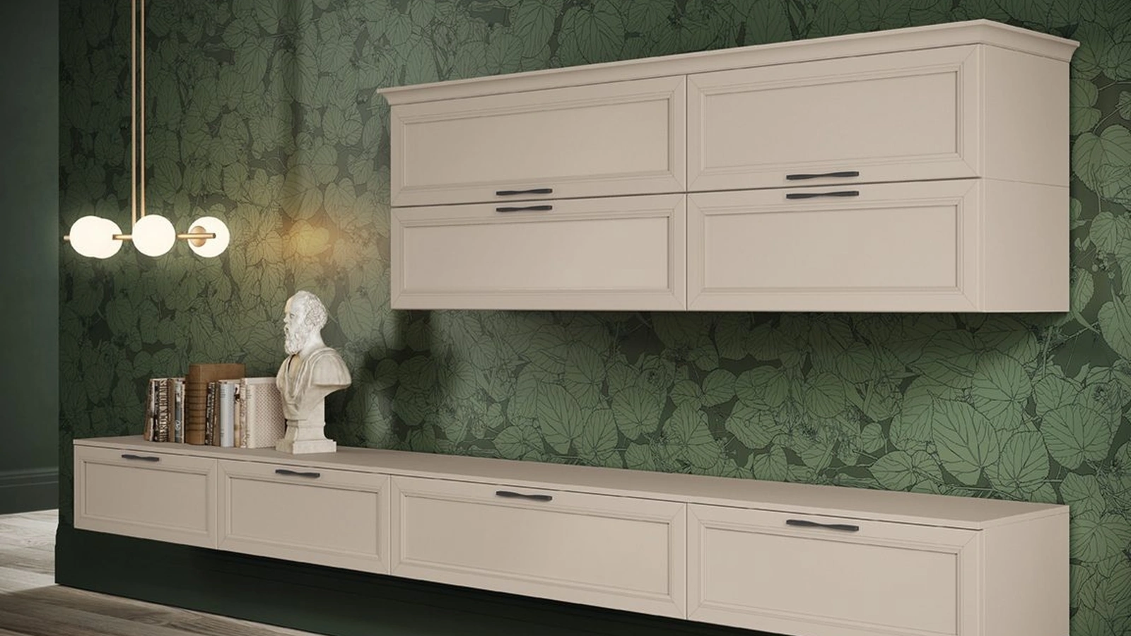 Parete Attrezzata Arcadia L005 di Colombini Casa