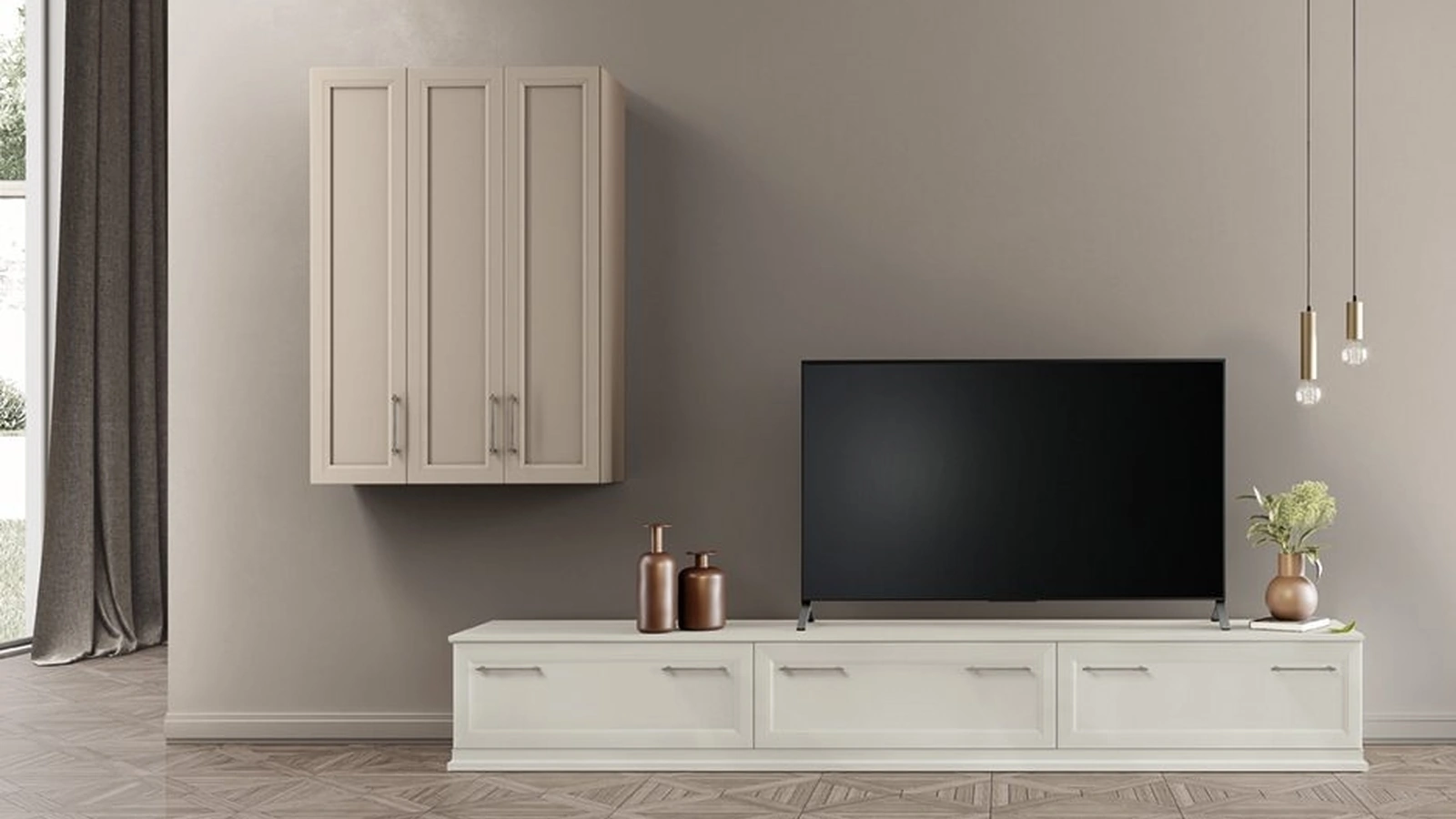 Parete Attrezzata Arcadia L008 di Colombini Casa