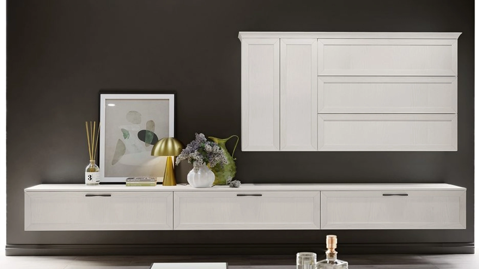 Parete Attrezzata Arcadia L013 di Colombini Casa