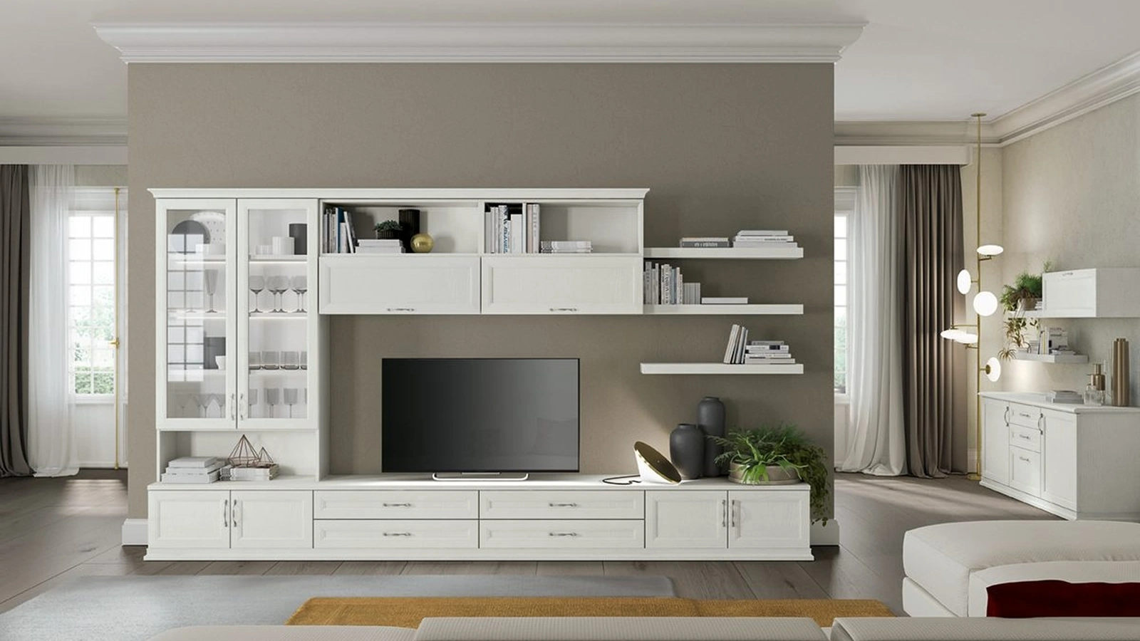 Parete Attrezzata Arcadia L022 di Colombini Casa