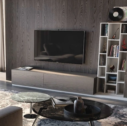 Parete Attrezzata Composizione TR1511 in Frassino di Imba Srl