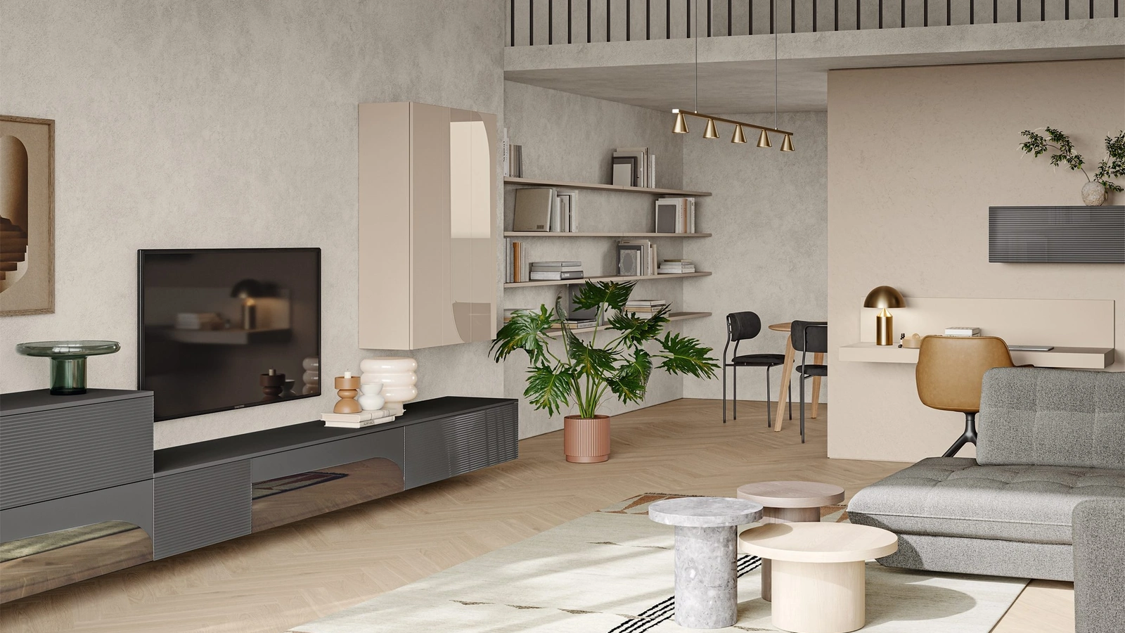 Parete Attrezzata Eclettica EN05 di Colombini Casa