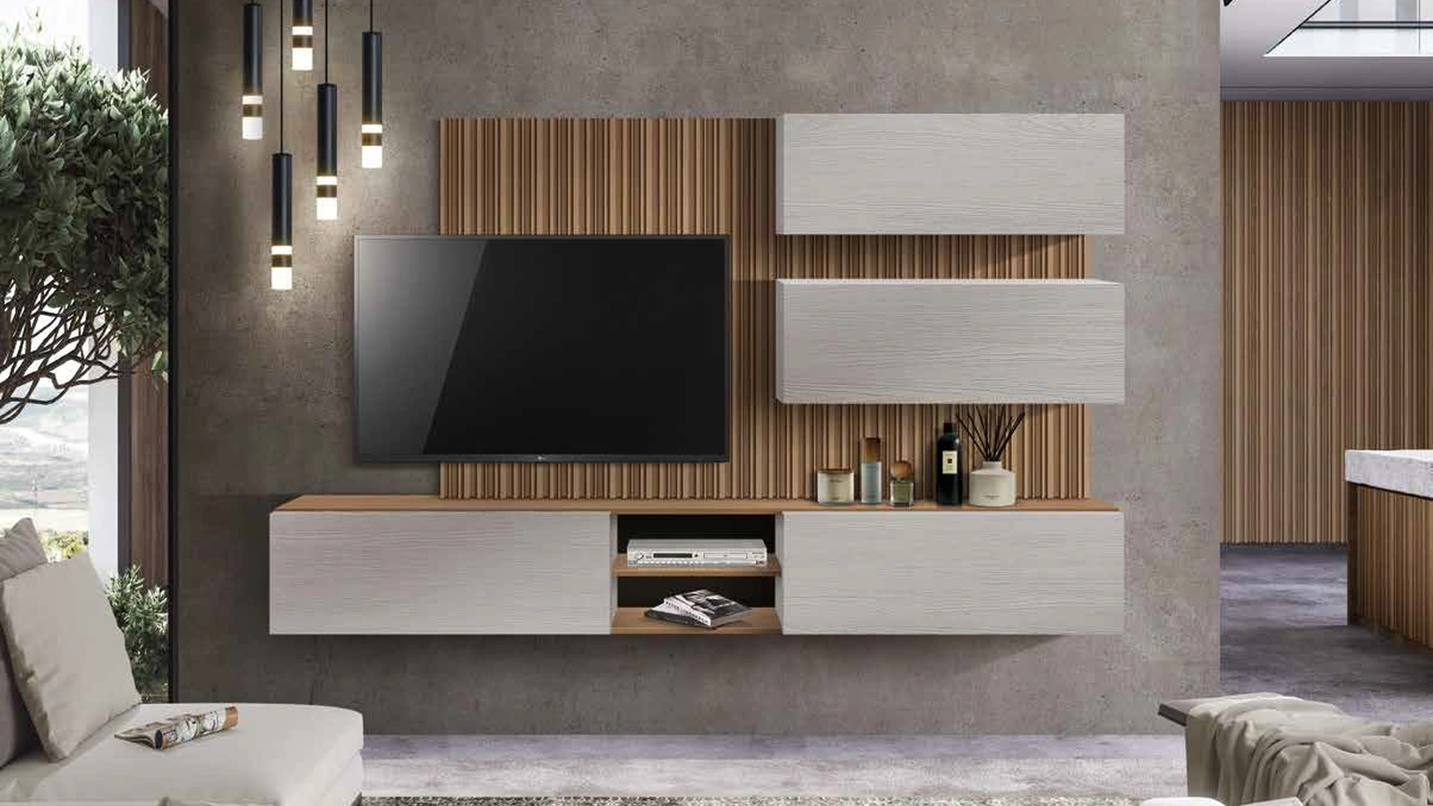 Parete Attrezzata Icon 2|4 IC85 di Imba Srl