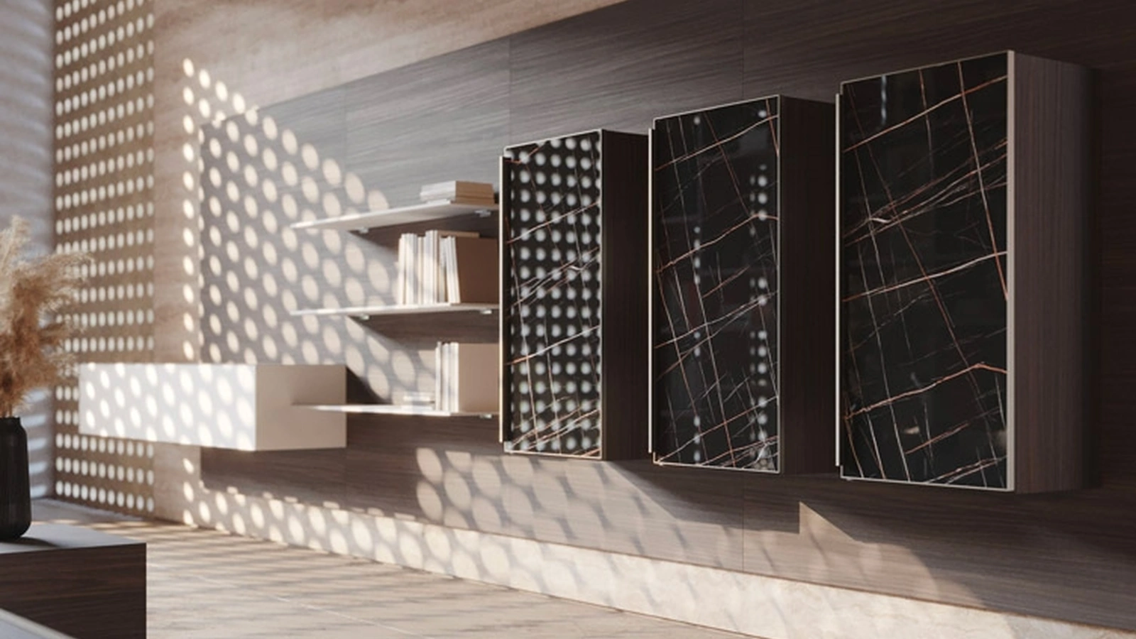 Parete Attrezzata Living LV702 di Giessegi