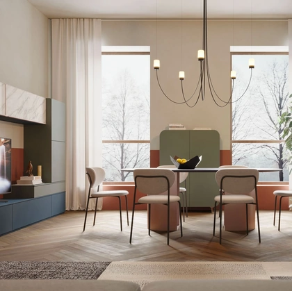 Parete Attrezzata Living LV705 di Giessegi