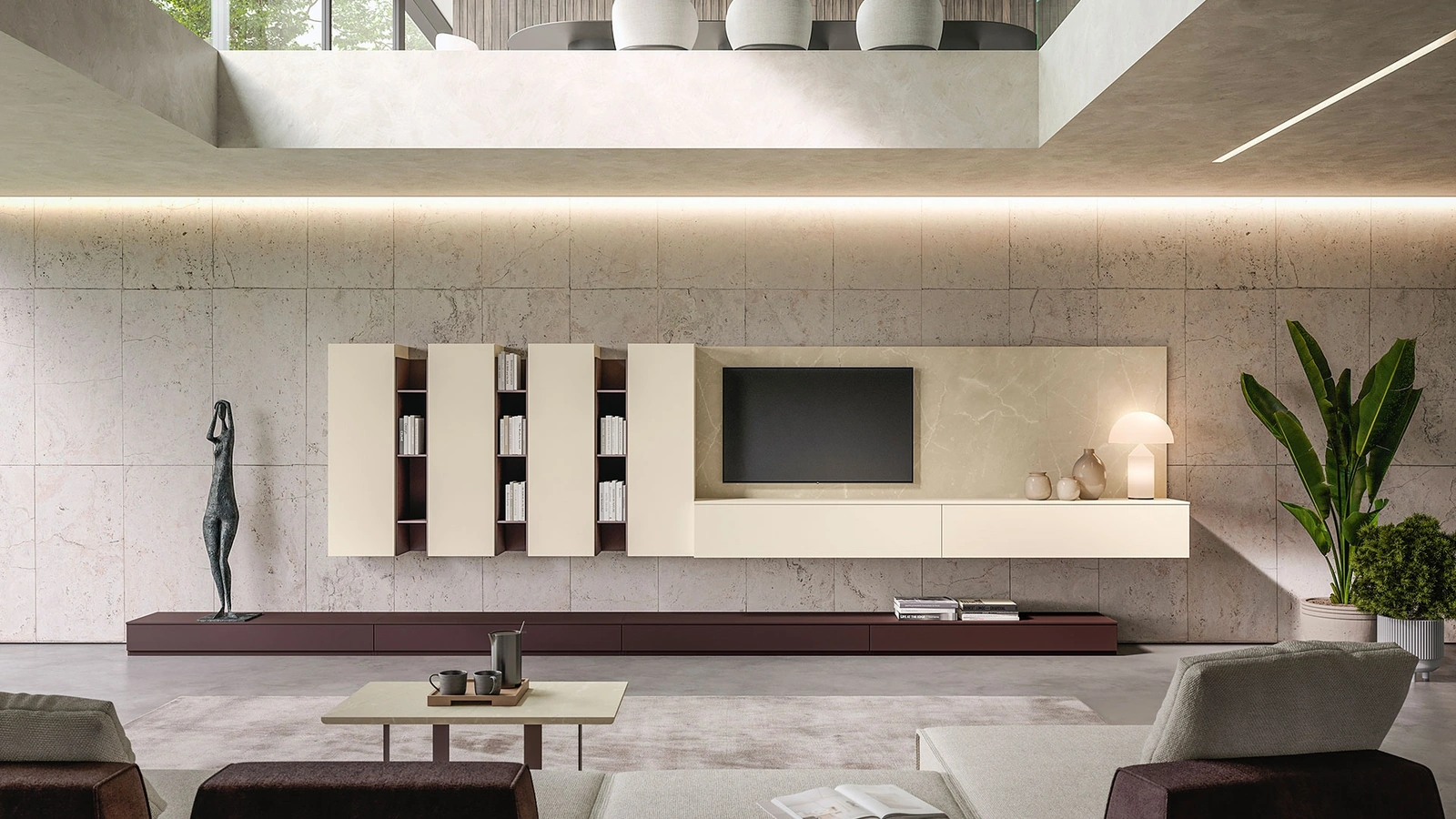 Parete Attrezzata Living LV709 di Giessegi