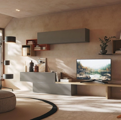 Parete Attrezzata Living LV713 di Giessegi