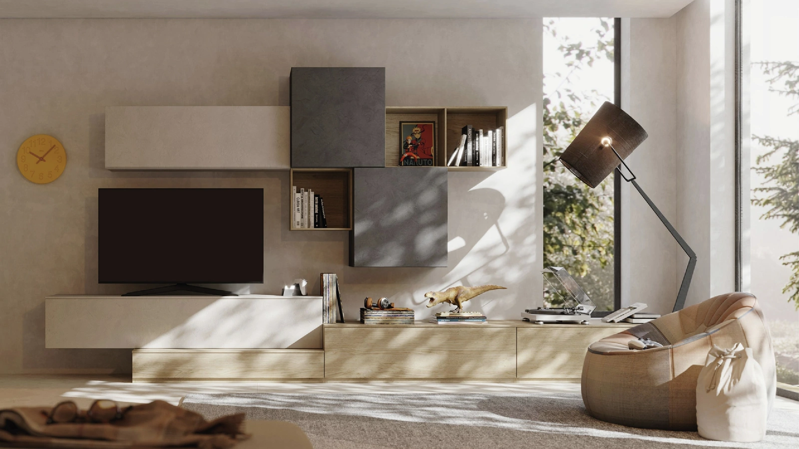 Parete Attrezzata Living LV729 di Giessegi