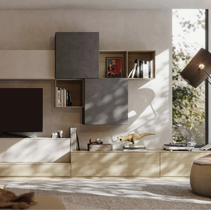 Parete Attrezzata Living LV729 di Giessegi