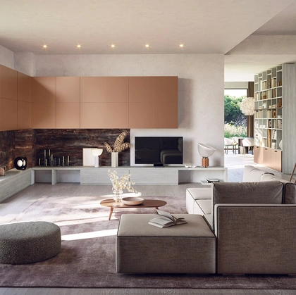 Parete Attrezzata Living LV732 di Giessegi