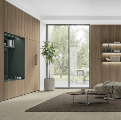 Parete Attrezzata Logica Plus UNIT 02 di Tomasella