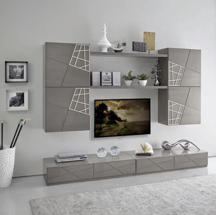 Parete Attrezzata Vogue Project IM8002 in legno di Imba Srl